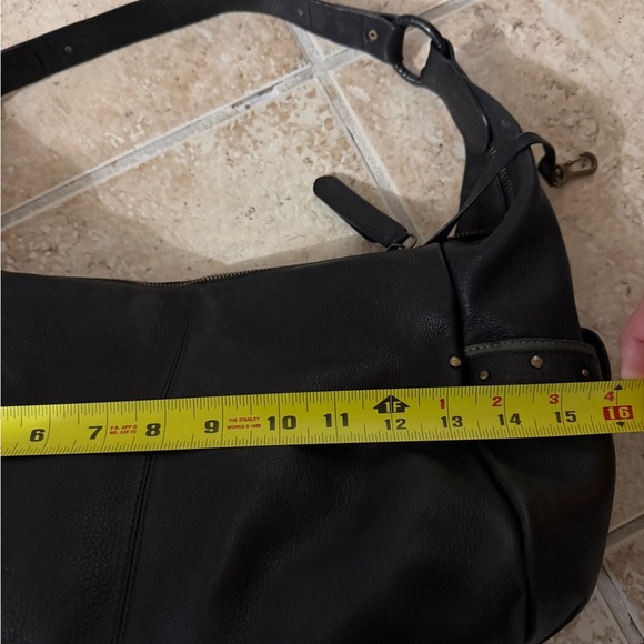 Hilary Radley Black Leather Hobo Bag - Picture 8 of 11